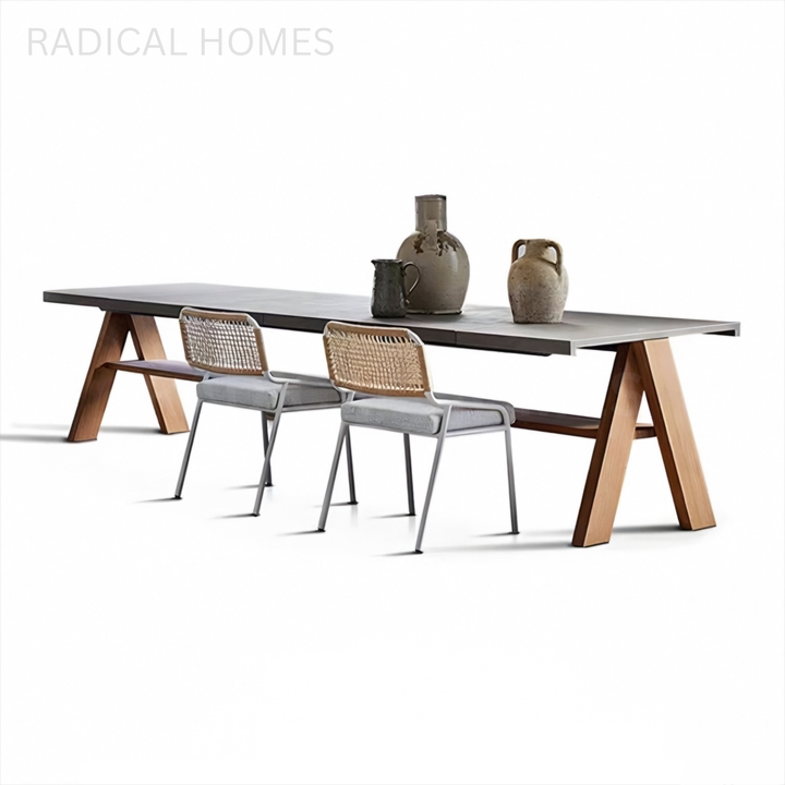 ROME Modern Outdoor Sintered Stone Dining Table