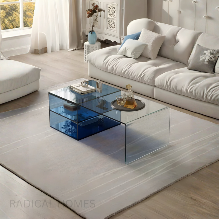 LYUDI Modern Acrylic Coffee Table - Radical Homes Singapore