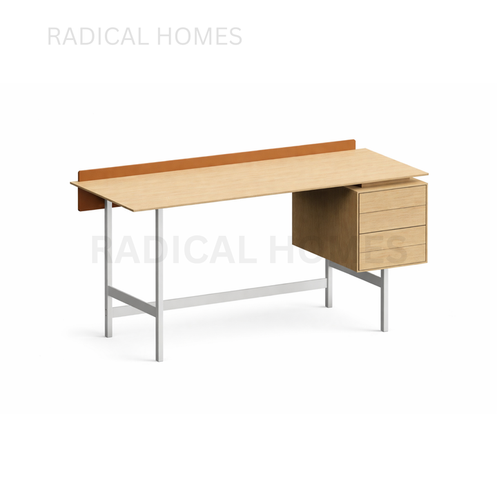 ROME Scandinavian Solid Wood Study Table - Radical Homes Singapore
