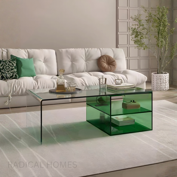 LYUDI Modern Acrylic Coffee Table - Radical Homes Singapore