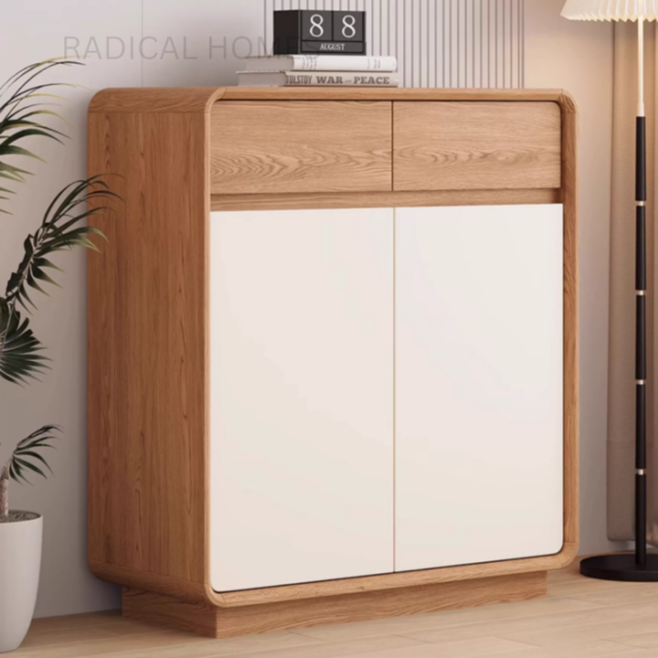 KAI Modern Solid Wood Shoe Cabinet