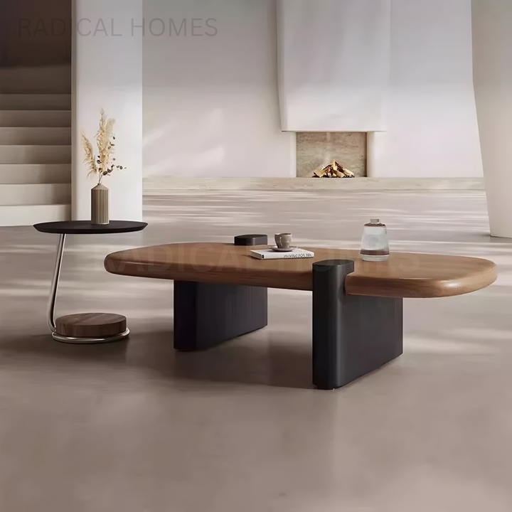 BREENA Modern Solid Wood Coffee Table - Radical Homes Singapore