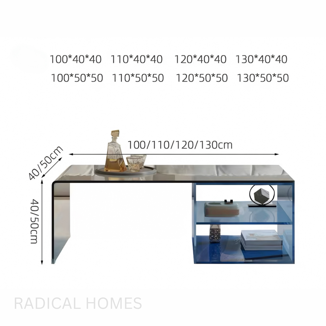 LYUDI Modern Acrylic Coffee Table - Radical Homes Singapore
