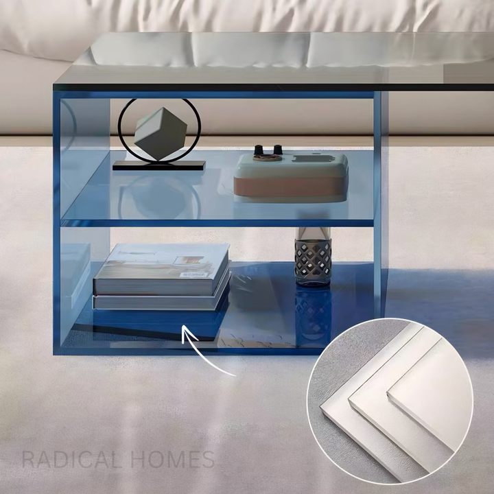LYUDI Modern Acrylic Coffee Table - Radical Homes Singapore