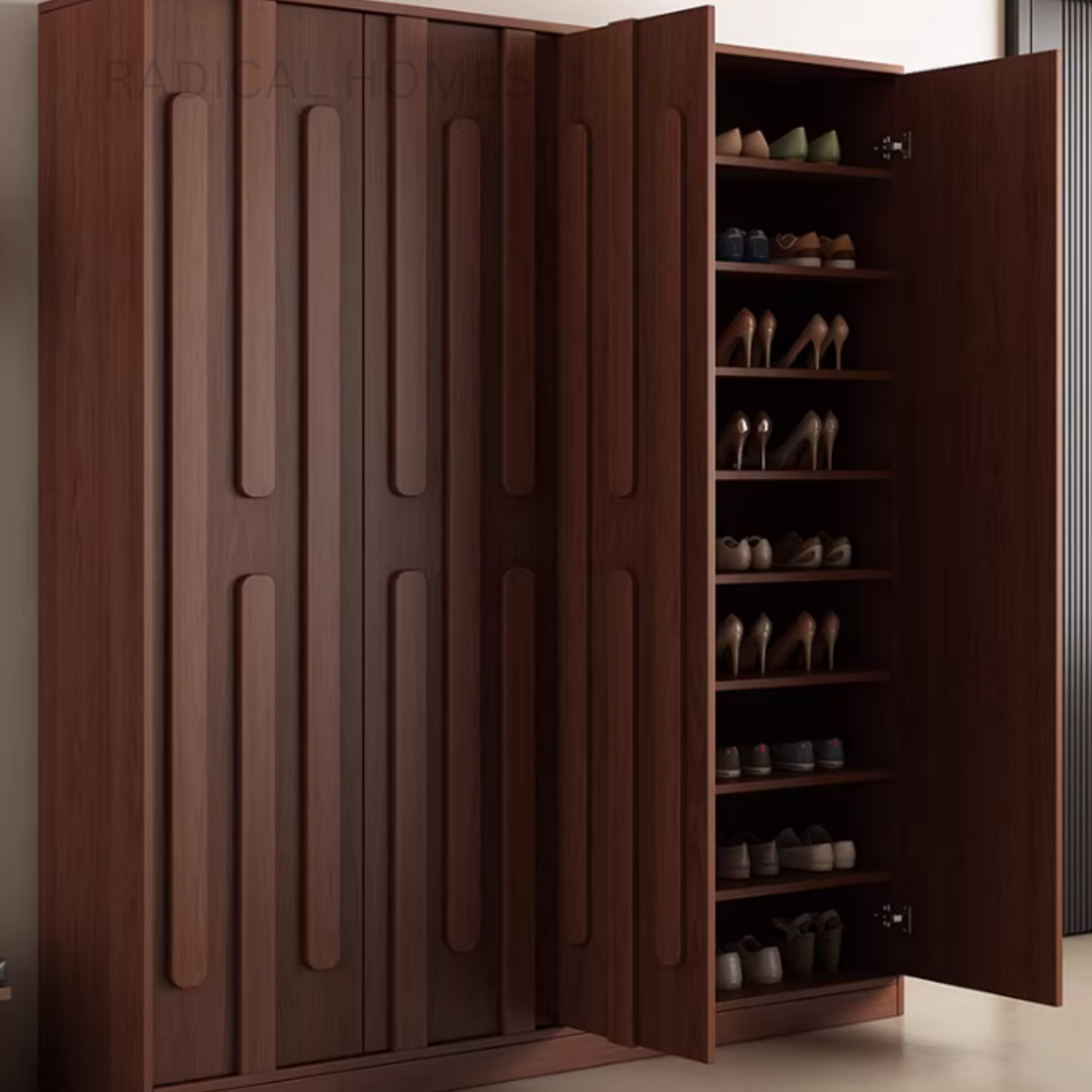 LACEY Modern Tall Shoe Cabinet - Radical Homes Singapore