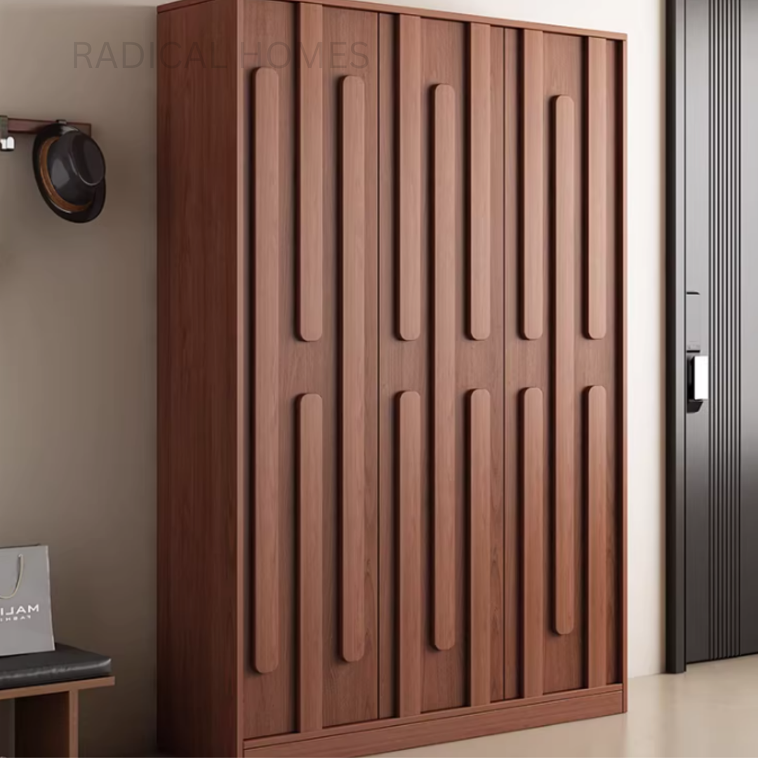 LACEY Modern Tall Shoe Cabinet - Radical Homes Singapore