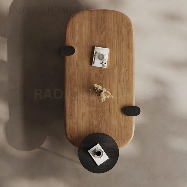 BREENA Modern Solid Wood Coffee Table - Radical Homes Singapore