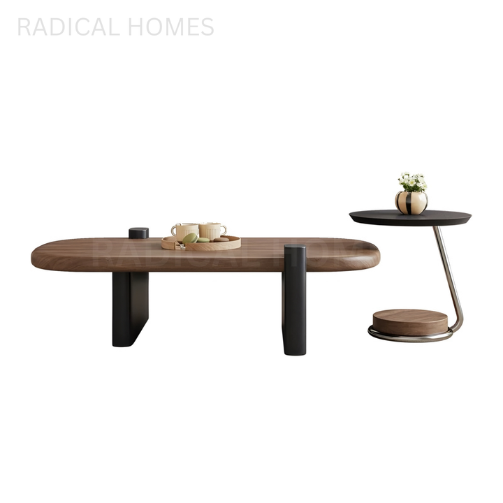 BREENA Modern Solid Wood Coffee Table - Radical Homes Singapore