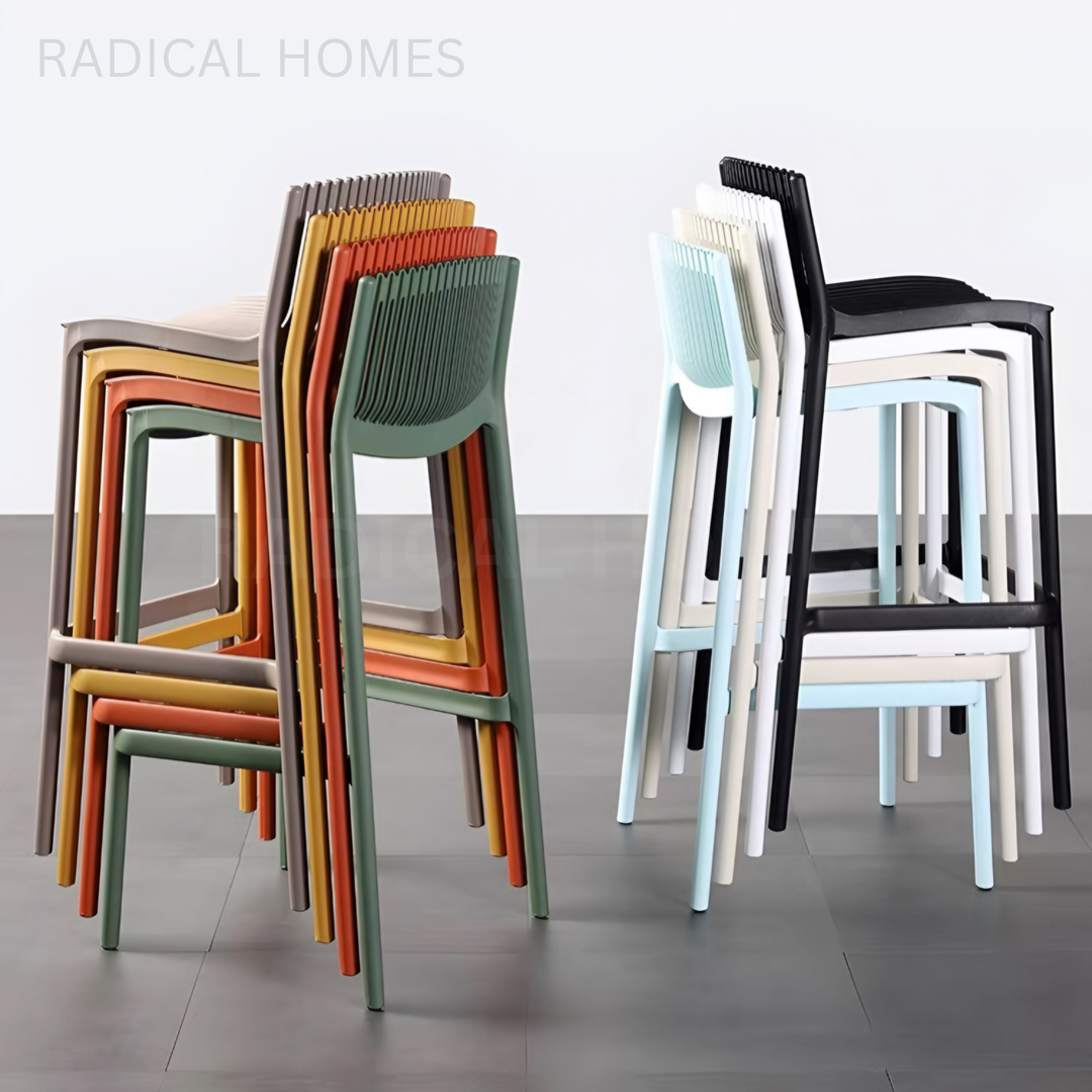 DRAKE Modern Outdoor Stackable Bar Stool