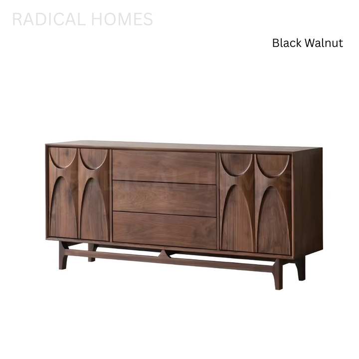 VALENCIA Rustic Walnut Wood Sideboard