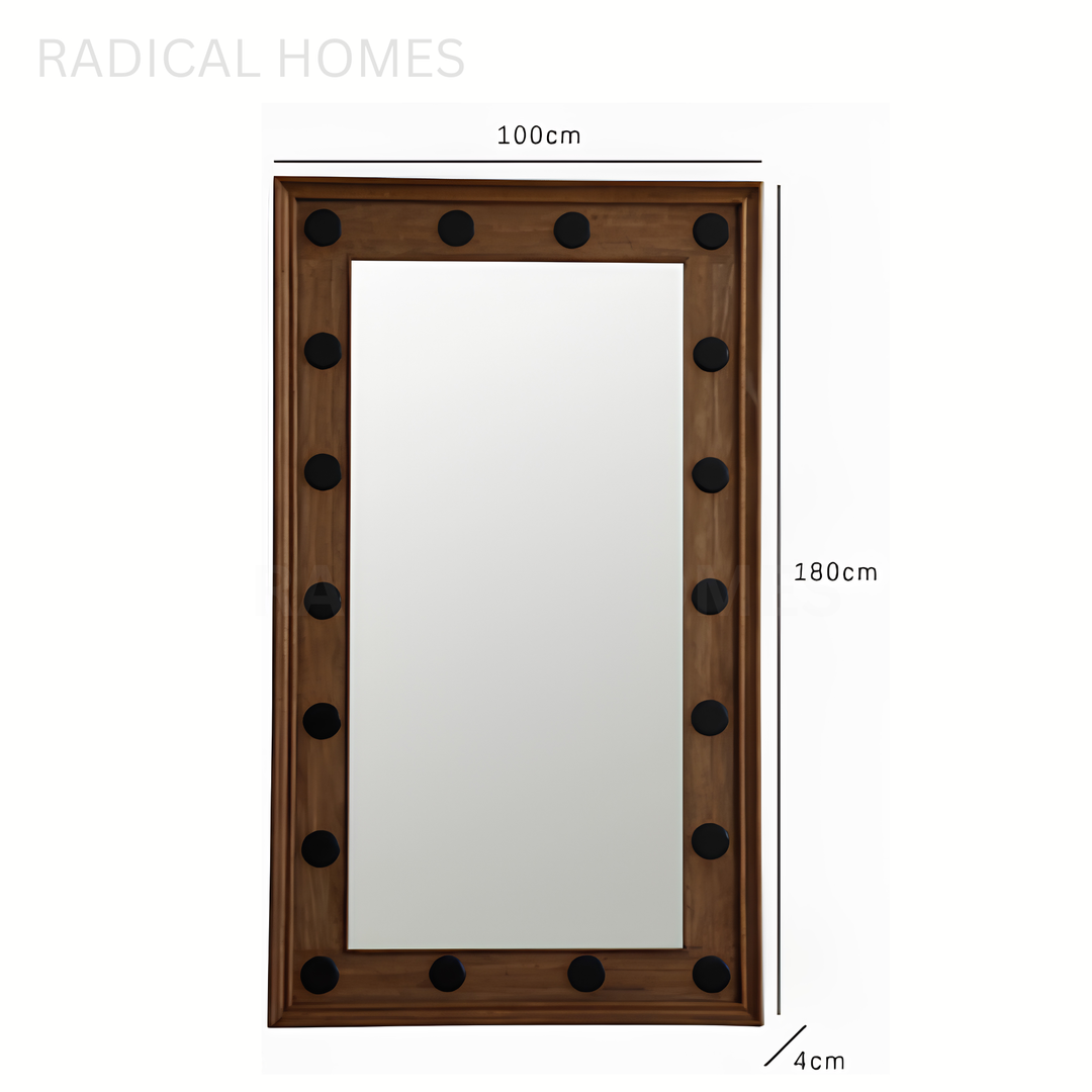 VALEN Aesop Solid Wood Wall Mirror