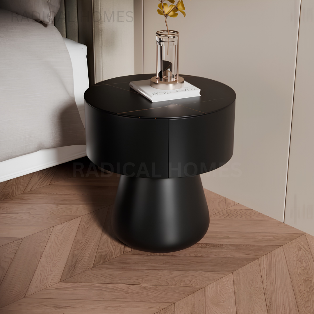 KINO Modern Round Bedside Table