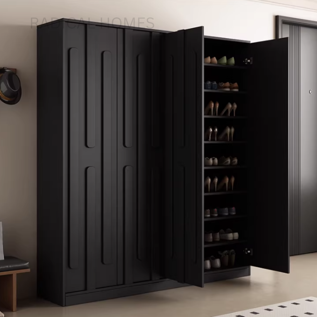 LACEY Modern Tall Shoe Cabinet - Radical Homes Singapore