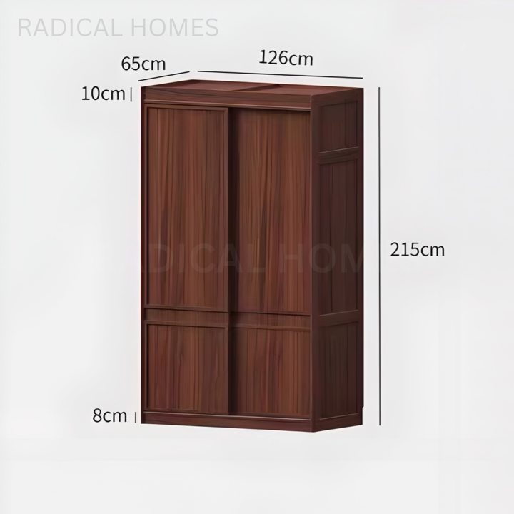 MOMO Aesop Solid Wood Wardrobe - Radical Homes Singapore
