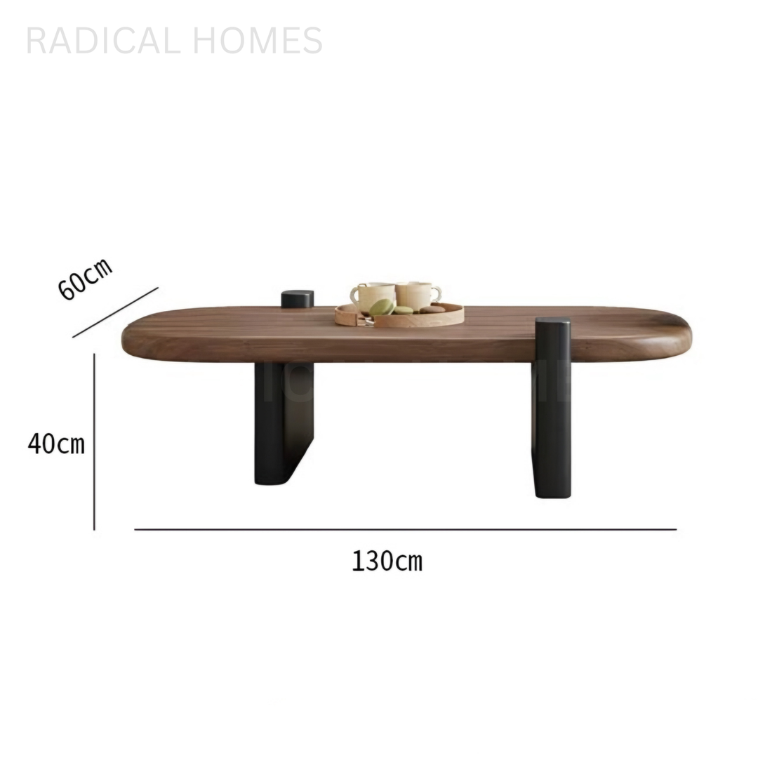 BREENA Modern Solid Wood Coffee Table - Radical Homes Singapore