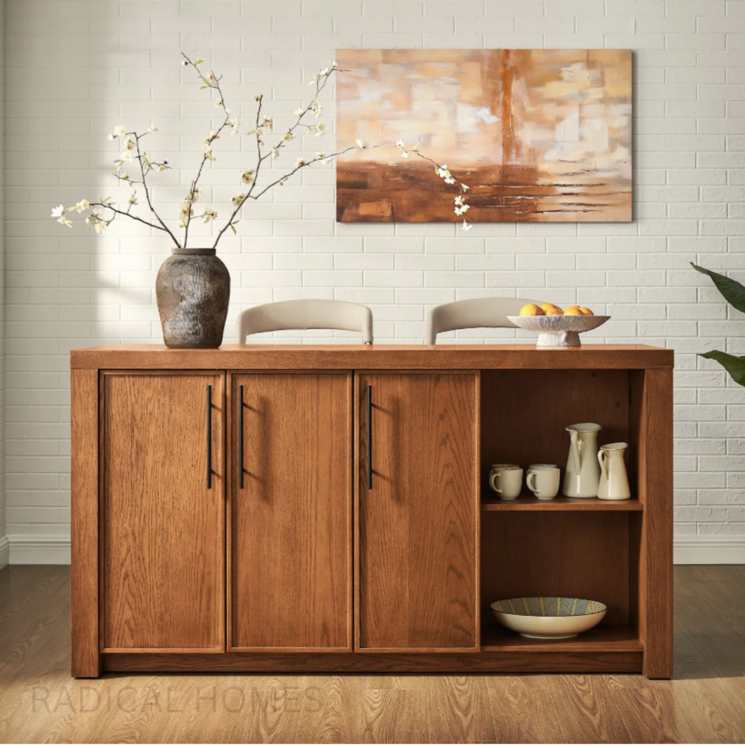 RENOVA Modern Solid Wood Kitchen Cabinet