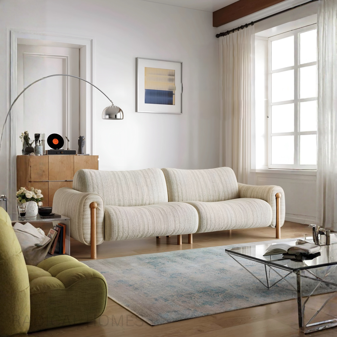 NERIS Modern Chenille Fabric Sofa - Radical Homes Singapore