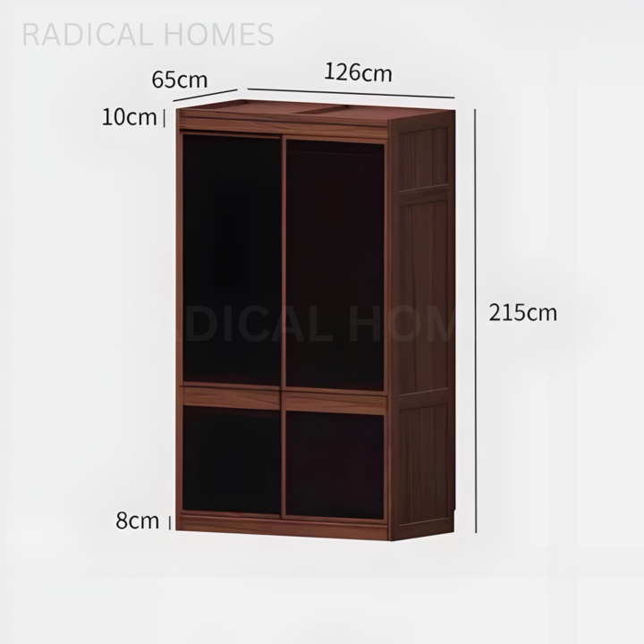 MOMO Aesop Solid Wood Wardrobe - Radical Homes Singapore