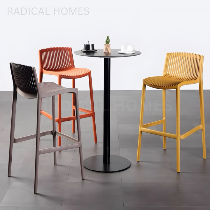 DRAKE Modern Outdoor Stackable Bar Stool