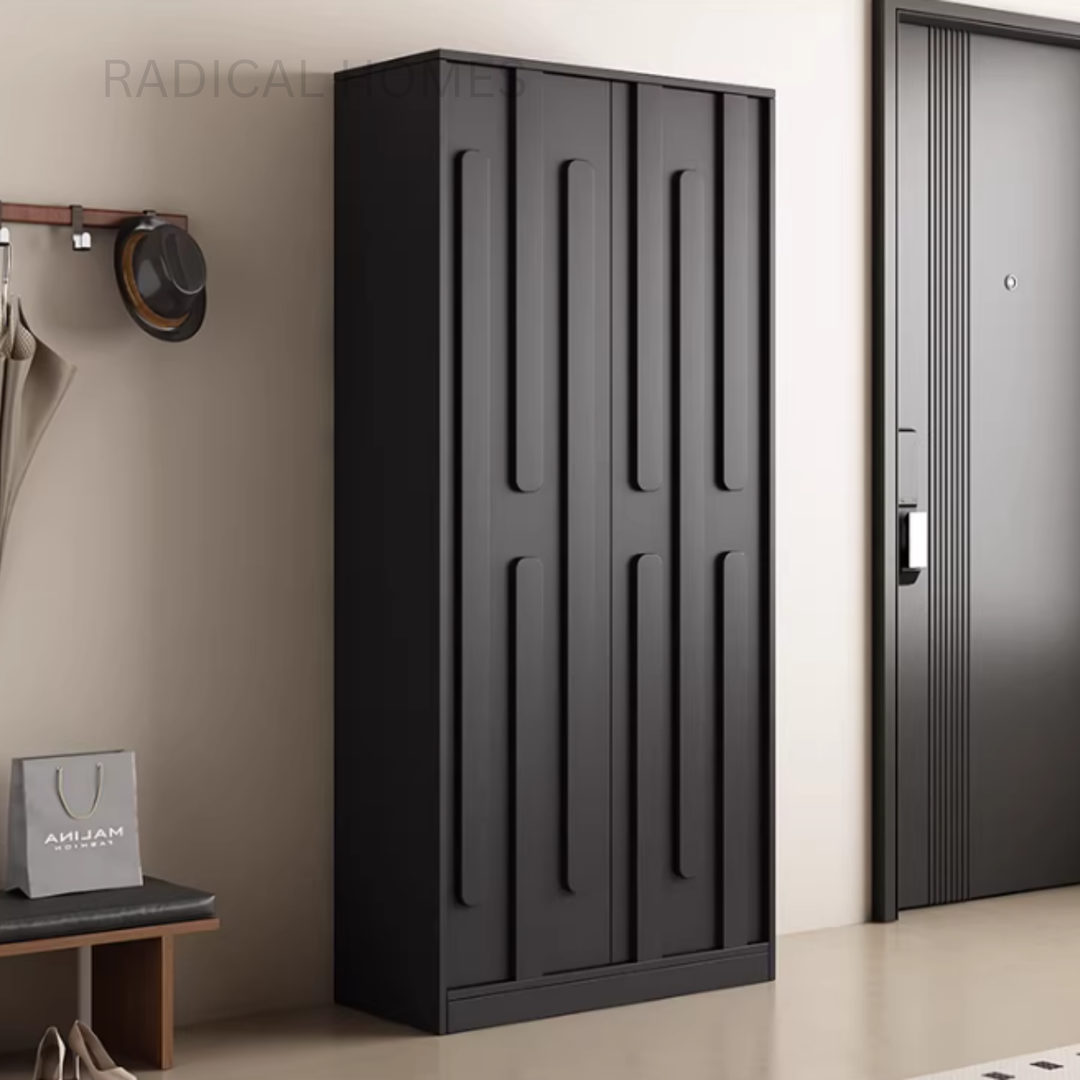 LACEY Modern Tall Shoe Cabinet - Radical Homes Singapore