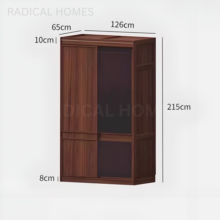 MOMO Aesop Solid Wood Wardrobe - Radical Homes Singapore