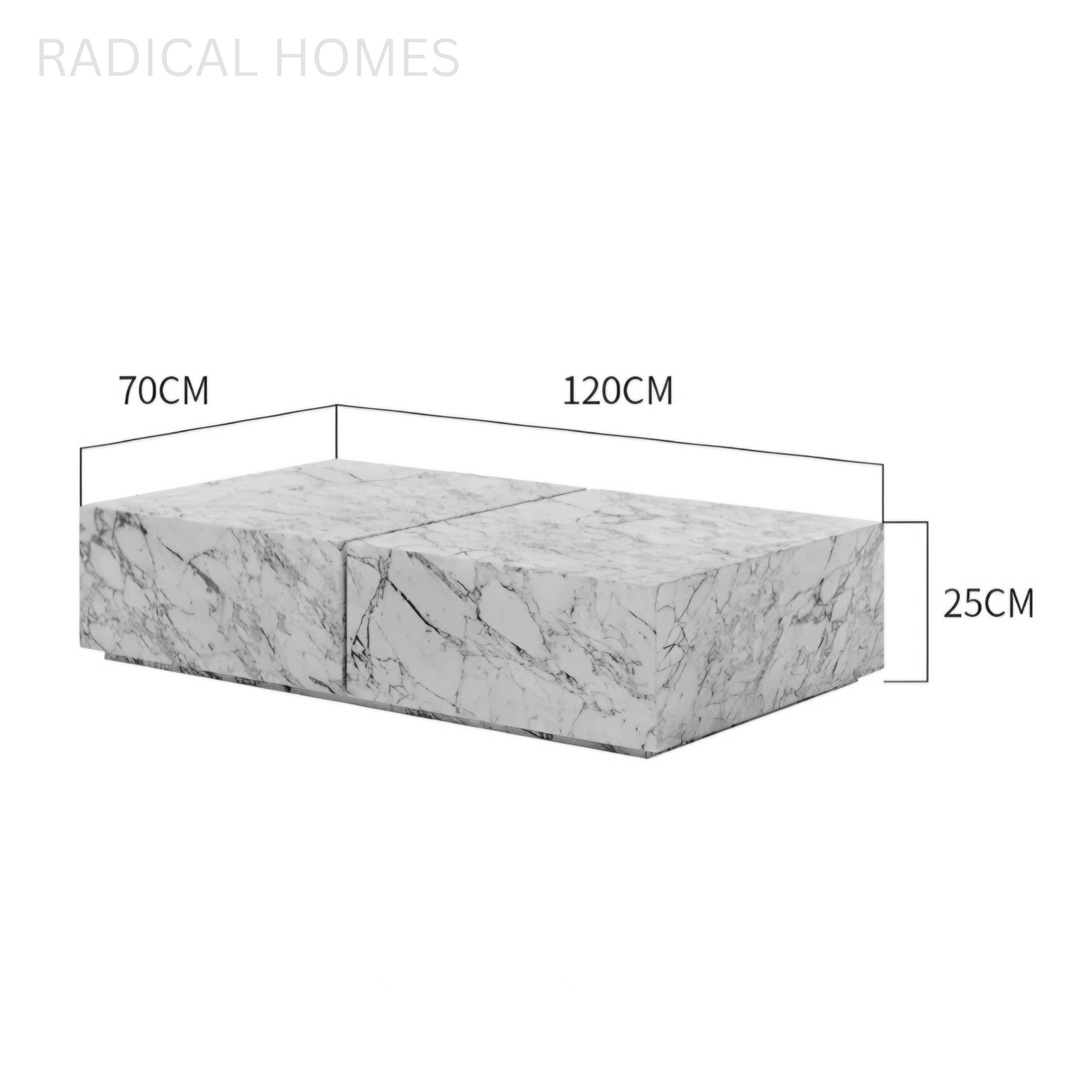 ABAI Modern Marble Coffee Table