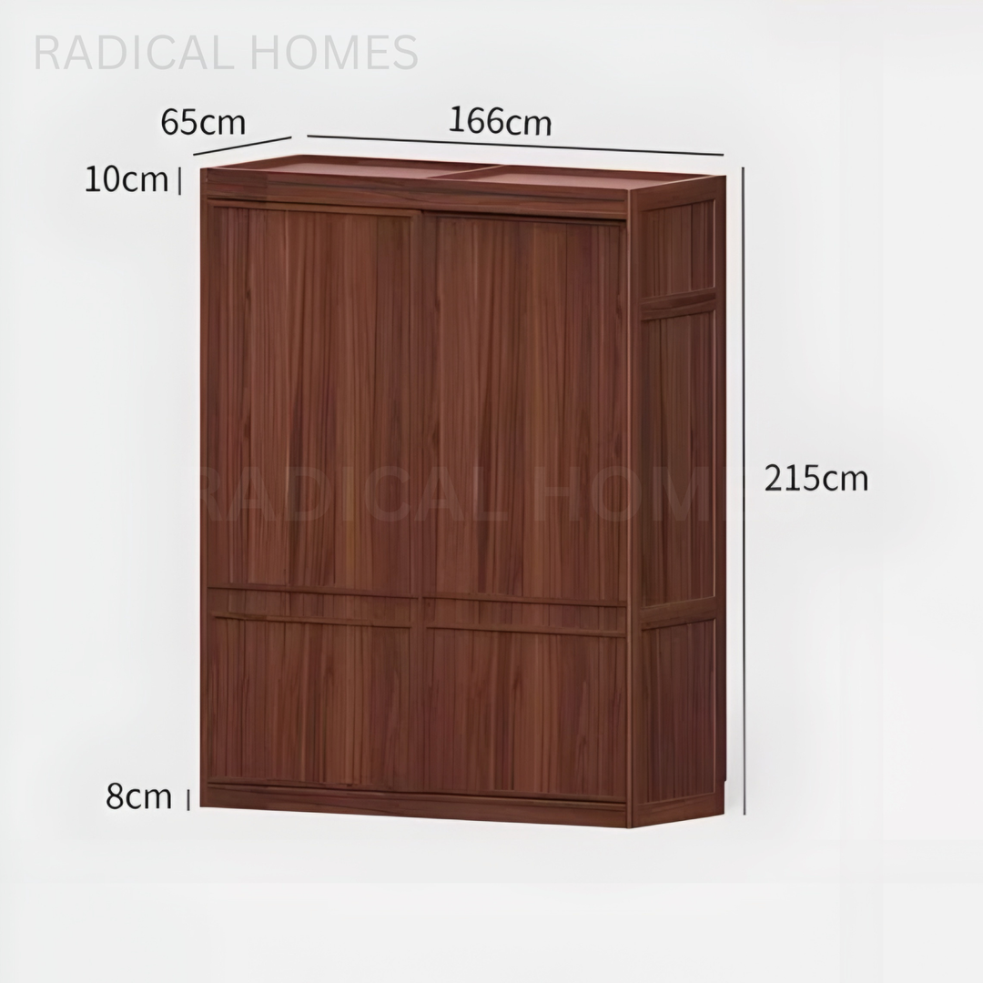 MOMO Aesop Solid Wood Wardrobe - Radical Homes Singapore