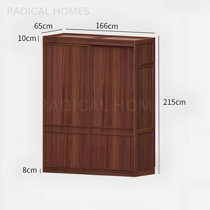 MOMO Aesop Solid Wood Wardrobe - Radical Homes Singapore
