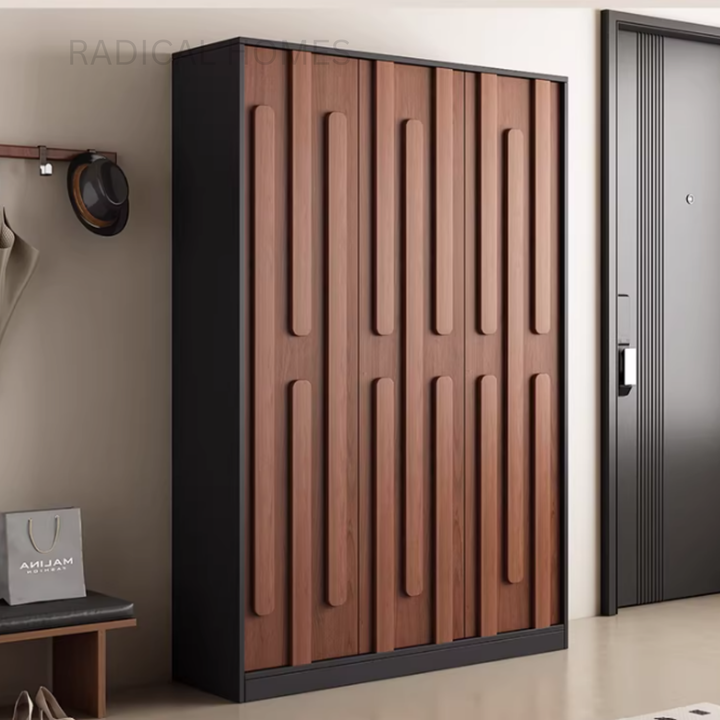 LACEY Modern Tall Shoe Cabinet - Radical Homes Singapore