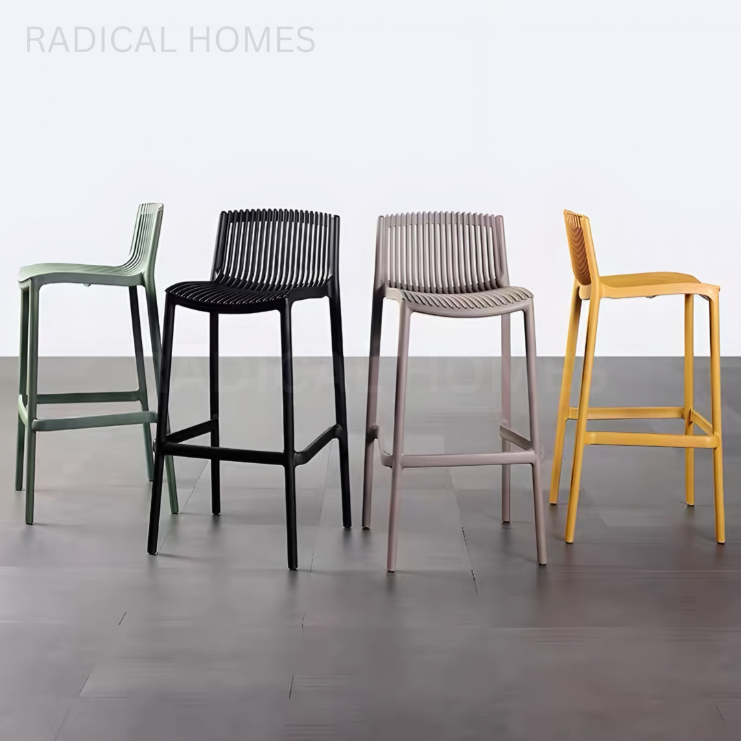 DRAKE Modern Outdoor Stackable Bar Stool