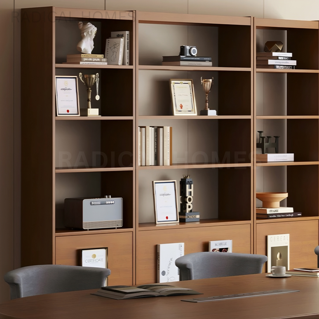 JORGE Modern Solid Wood Shelf - Radical Homes Singapore