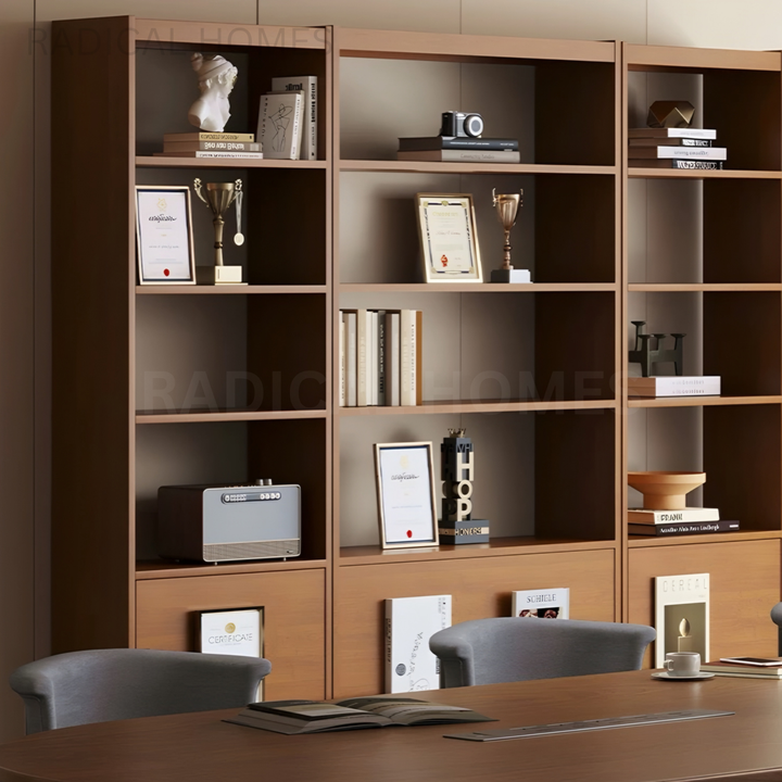 JORGE Modern Solid Wood Shelf - Radical Homes Singapore
