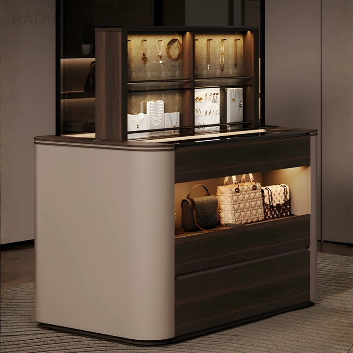 LUMIERE Modern Smart Lift Vanity Table - Radical Homes Singapore