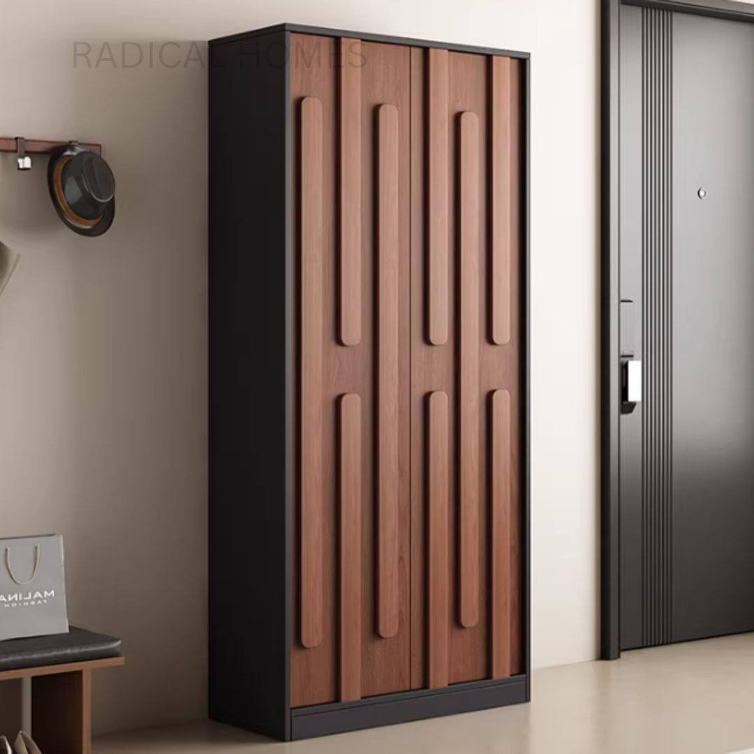 LACEY Modern Tall Shoe Cabinet - Radical Homes Singapore