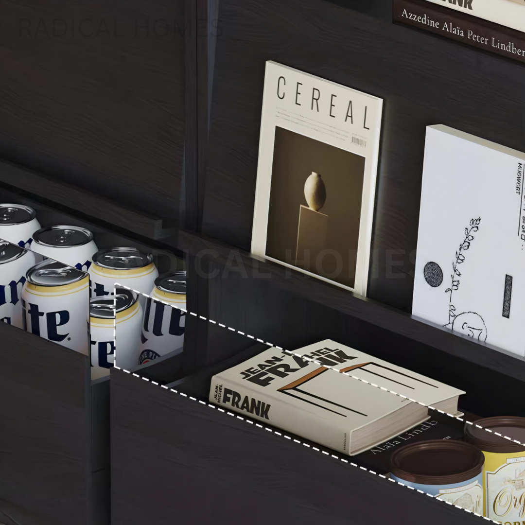 JORGE Modern Solid Wood Shelf - Radical Homes Singapore
