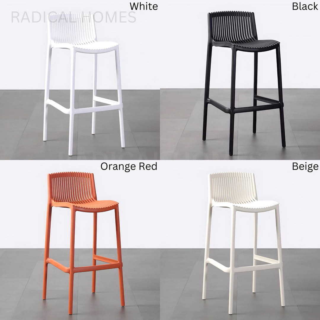 DRAKE Modern Outdoor Stackable Bar Stool