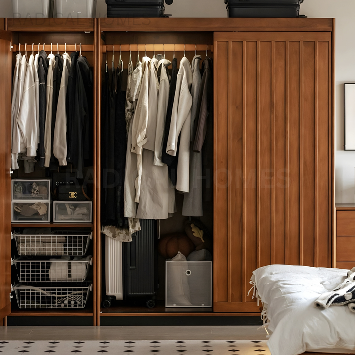 EJAA Aesop Solid Wood Wardrobe - Radical Homes Singapore