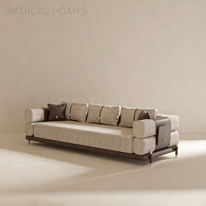 VELINO Modern Fabric Sofa