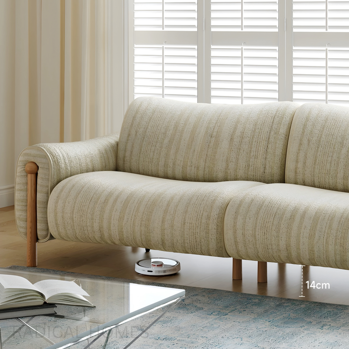 NERIS Modern Chenille Fabric Sofa - Radical Homes Singapore