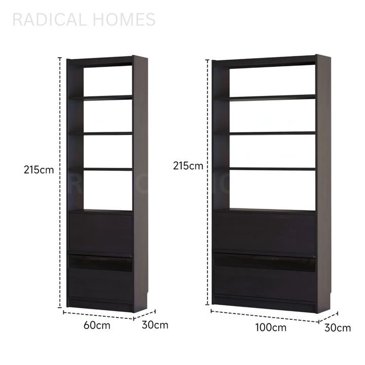JORGE Modern Solid Wood Shelf - Radical Homes Singapore