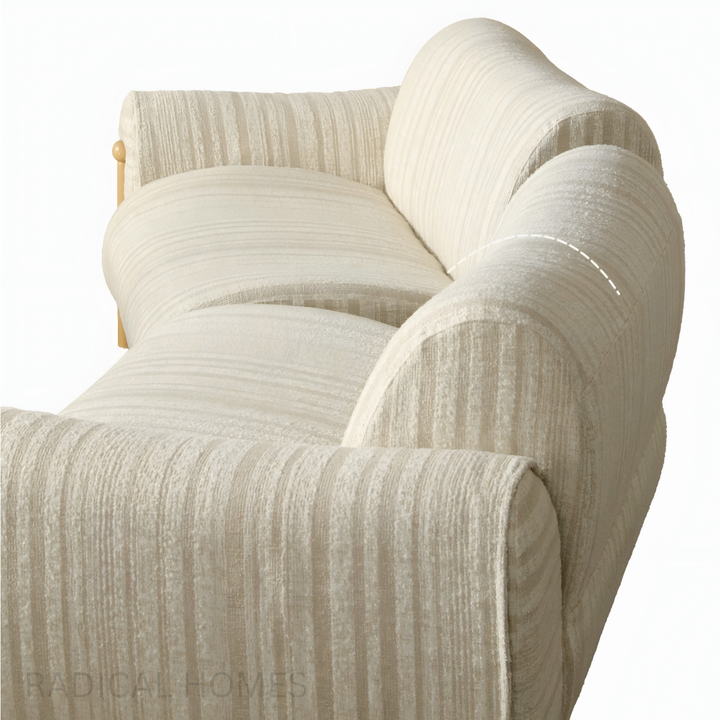 NERIS Modern Chenille Fabric Sofa - Radical Homes Singapore
