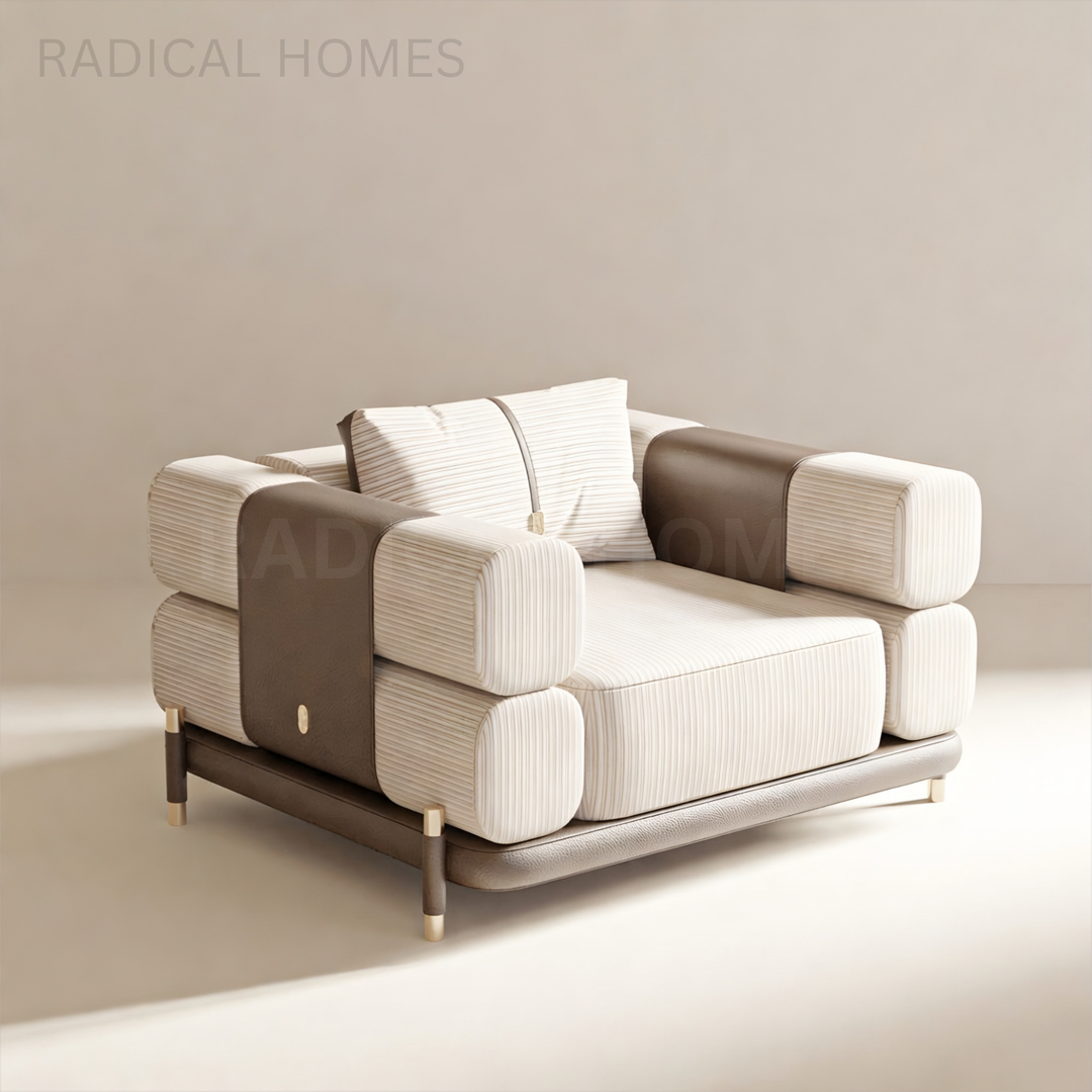 VELINO Modern Fabric Sofa