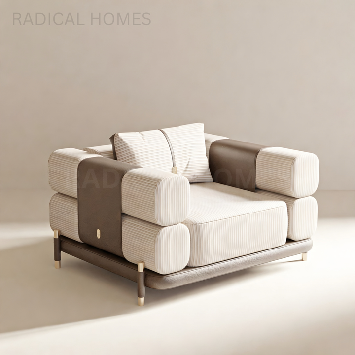 VELINO Modern Fabric Sofa