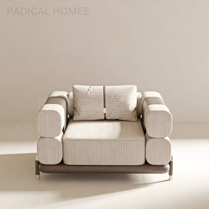 VELINO Modern Fabric Sofa