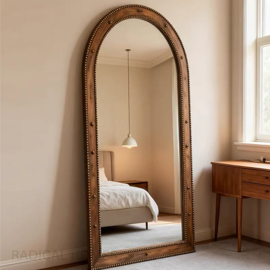 ARVINE Vintage Full Length Arch Mirror - Radical Homes Singapore