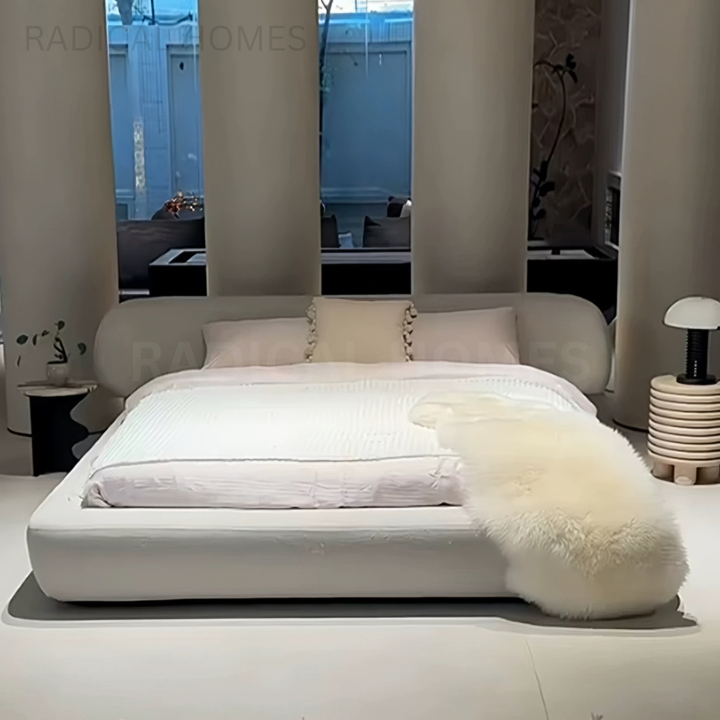 BEERCH Modern Fabric Bedframe