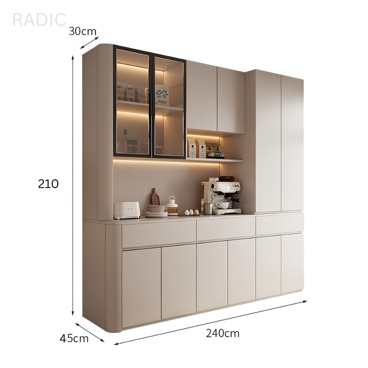 NUCUM Modern Full Height Kitchen Cabinet