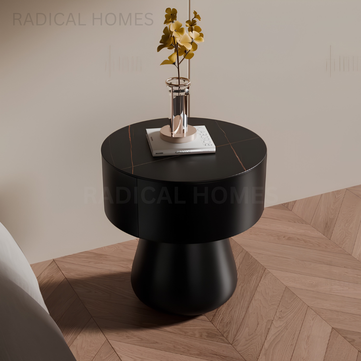 KINO Modern Round Bedside Table