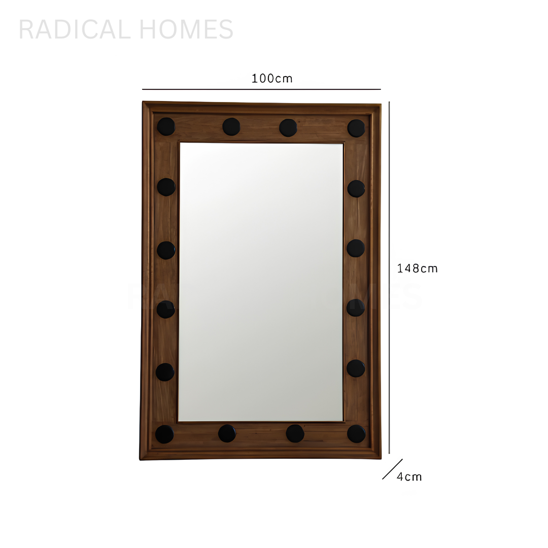 VALEN Aesop Solid Wood Wall Mirror