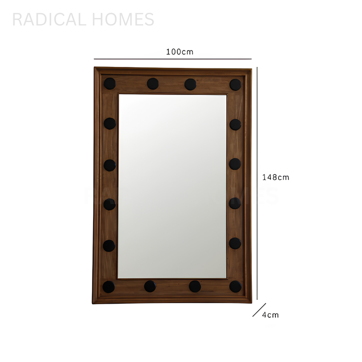 VALEN Aesop Solid Wood Wall Mirror